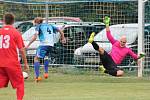 Fotbal, 1. A třída: Pačejov (červené dresy) - Horažďovice