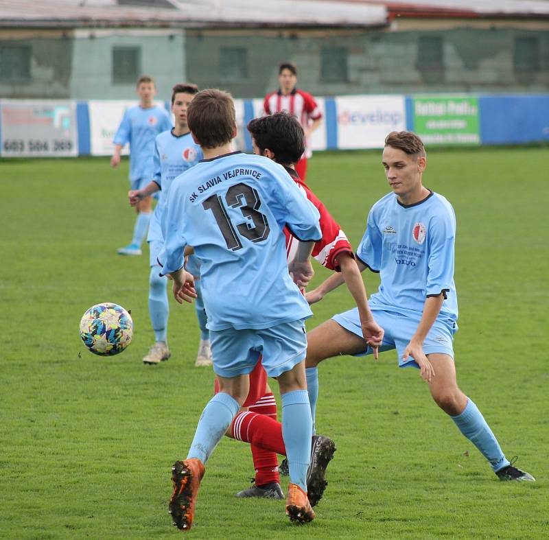 DIVIZE U17: Klatovy (červení) vs. Vejprnice (modří).