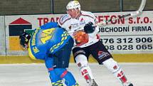  Hokejisté SHC Maso Brejcha Klatovy porazili v nedělním utkání šestadvacátého  kola druholigové skupiny Západ své hosty z HC Roudnice nad Labem vysoko 8:3.