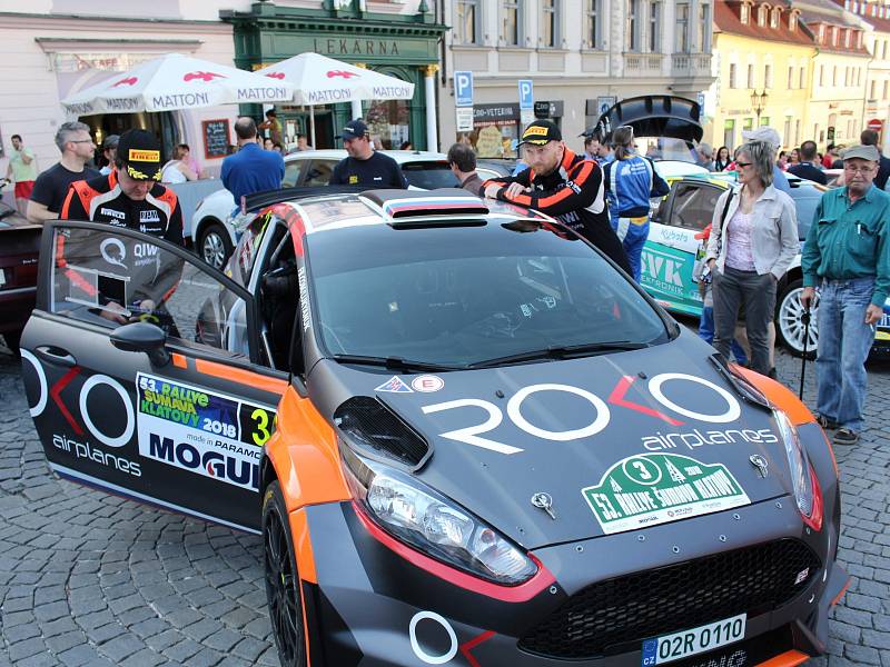 Start 53. Rallye Šumava Klatovy