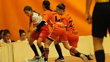 PG 2020 - G14: Sport Club Klatovy (bíločervené dresy) - Tigers Start98 Kunratice (oranžové dresy).