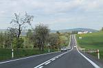 Nová silnice z Mochtína do Sobětic.