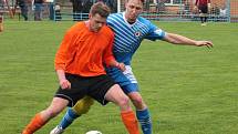 1. B třída: Měčín (modré dresy) - Chanovice 1:0