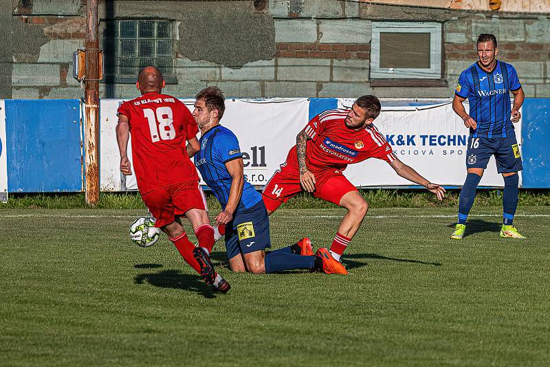 Letní příprava: SK Klatovy 1898 - TJ Jiskra Domažlice (modří) 0:5.