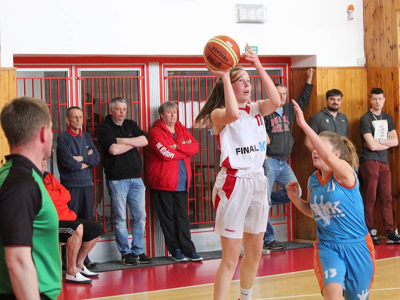 Basketbal, liga kadetek U17 finálová skupina: Klatovy - DBaK Plzeň