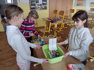 Žáci z Masarykovy základní školy v Klatovech.