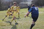 III. třída: Budětice (ve žlutém) - Kašperské Hory 1:0.