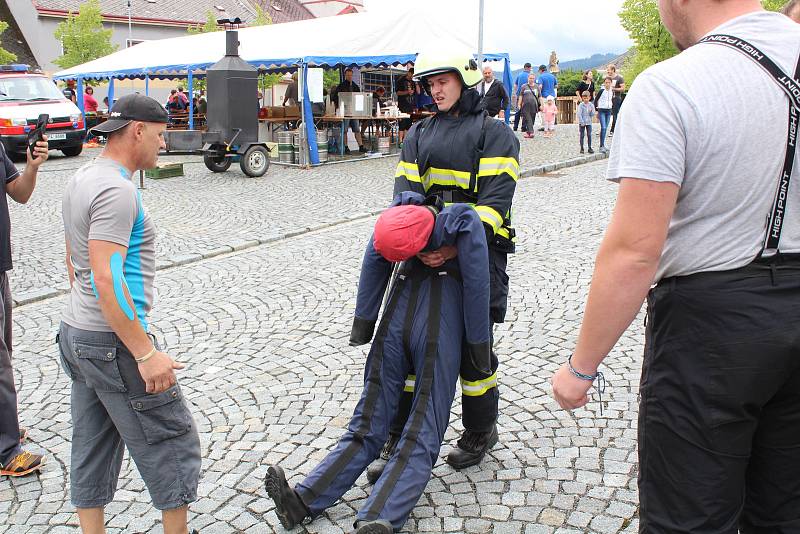 Železný hasič ve Strážově 2017