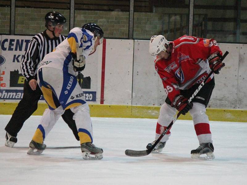 Plzeňská krajská liga mužů HC Klatovy B - HC Meteor Třemošná 7:5.