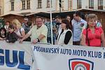 Předstartovní show 48. Rallye Šumava Klatovy a 22. Historic Vltava Rallye. 