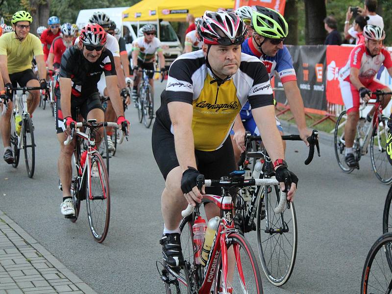 Start cyklistického závodu Author Král Šumavy Road 2017