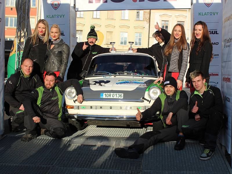 Cíl Historic Vltava Rallye 2017