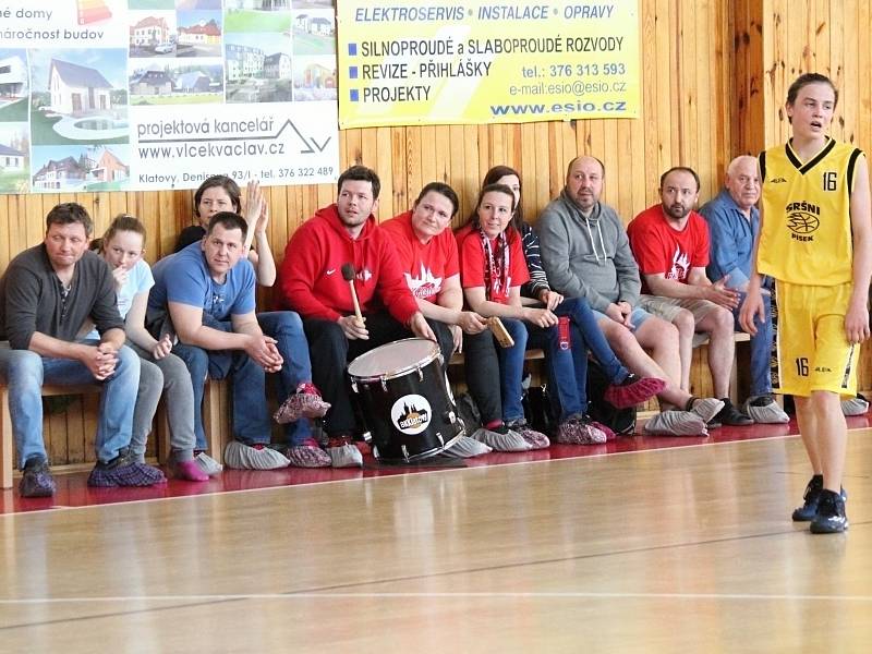 Zápas ligy mladších žáků U14 Klatovy (bílí) - Písek.Hráno 1. 4. 2017.