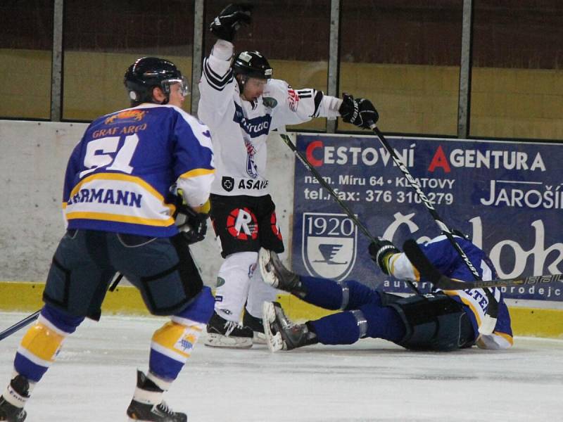 Přípravný zápas HC Klatovy - EHC Waldkraiburg 2:3.