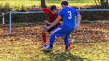 TJ Sokol Plánice (fotbalisté v červenočerných dresech), archiv.