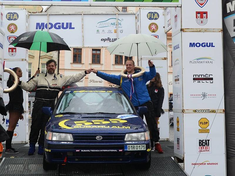 Cíl Historic Vltava Rallye