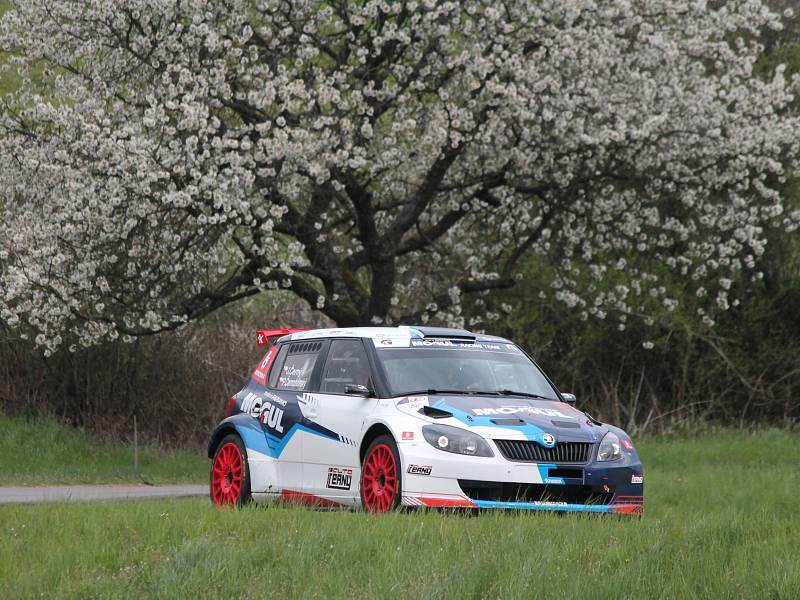 Testování Škody Fabia S2000 před Rallye Šumava s pilotem Janem Černým.