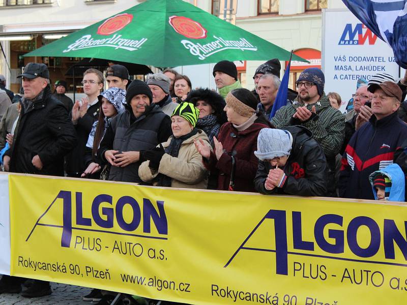 Cíl Historic Vltava Rallye 2017