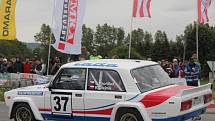 První rychlostní zkouškou 23. Historic Vltava Rallye byl tradičně Klatovský okruh.