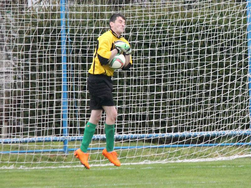 1. B třída: Měčín (modré dresy) - Chanovice 1:0