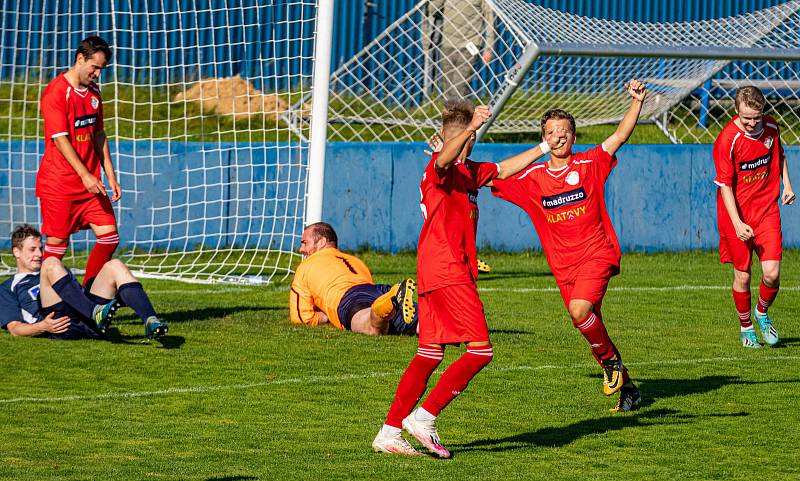 I. B třída: SK Klatovy 1898 B (červení) - Kasejovice 3:1.