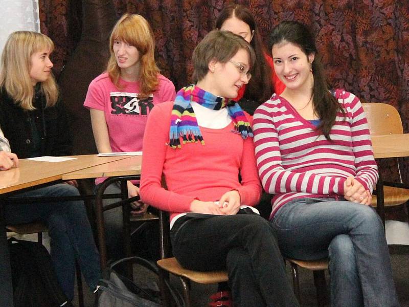 Ocenění úspěšných studentů klatovského gymnázia 2011