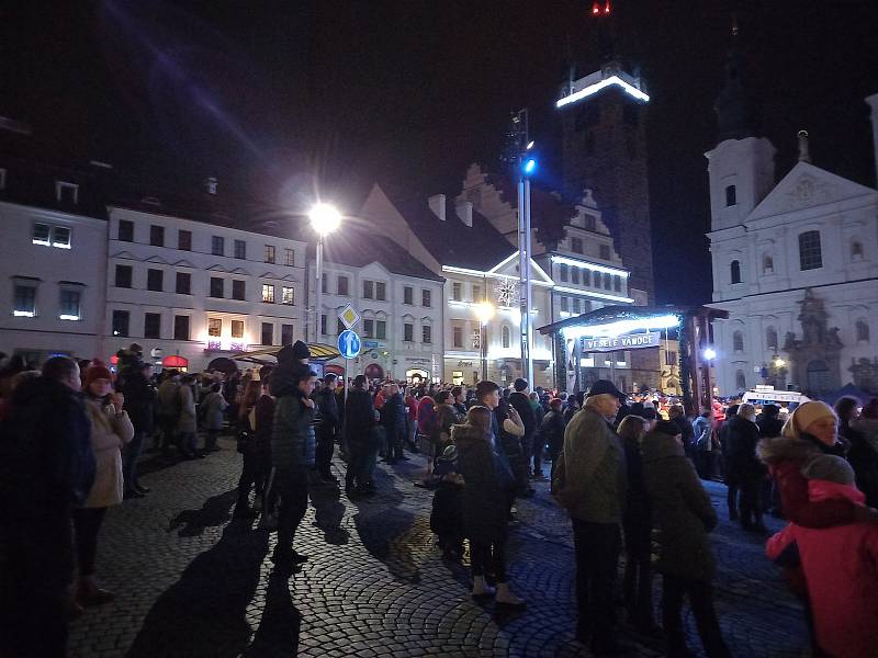 Koncert Petra Koláře a přivítání nového roku v Klatovech.