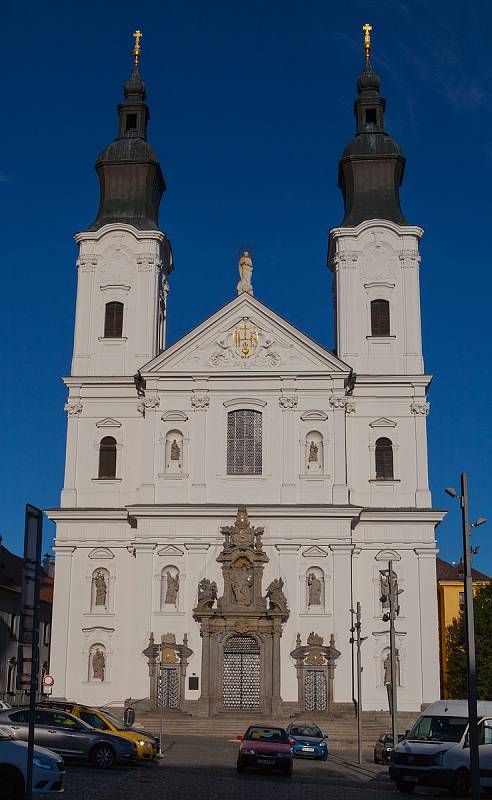 Jezuitský kostel v Klatovech.