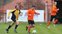 Fotbal, 1. B třída, sk. B: Chanovice (oranžoví) - Hradešice