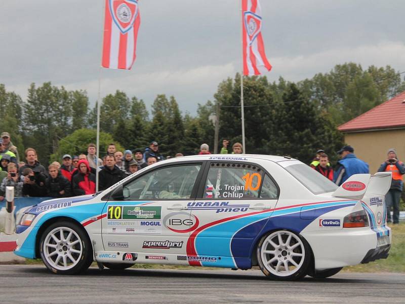 Jako první absolvovaly posádky 49. Rallye Šumava Klatovy tradiční Klatovský okruh.