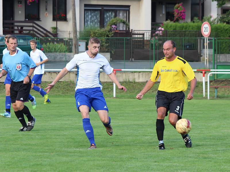 Fotbal, příprava: Mochtín (žlutí) - Sušice