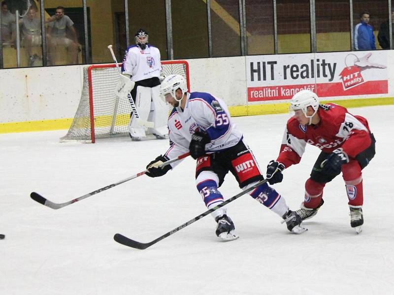 Přípravný zápas 2016: SHC Klatovy (červené dresy) - 1. EV Weiden 7:1