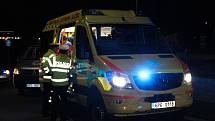 Nehoda motorkáře při honičce s policií v Klatovech