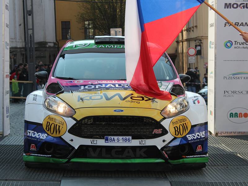 Start Rallye Šumava Klatovy 2017