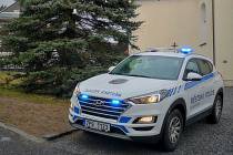 Nový vůz městské policie.