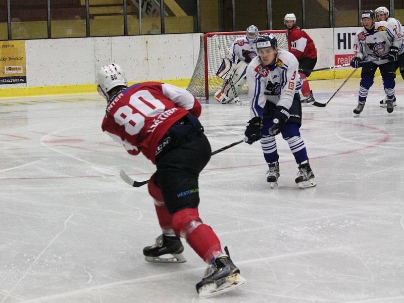 2. liga 2016/2017: SHC Klatovy (červené dresy) - HC Děčín 1:4