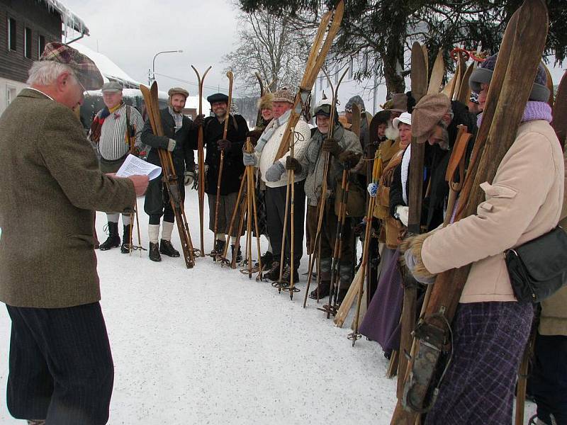 Historický sraz lyžařů na Kvildě