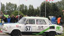 První rychlostní zkouškou 23. Historic Vltava Rallye byl tradičně Klatovský okruh.