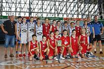 Basketbalisté BK Klatovy U14 na turnaji v Ostravě.