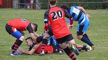 Rugby Šumava Nýrsko (na archivním snímku hráči v oranžových dresech).