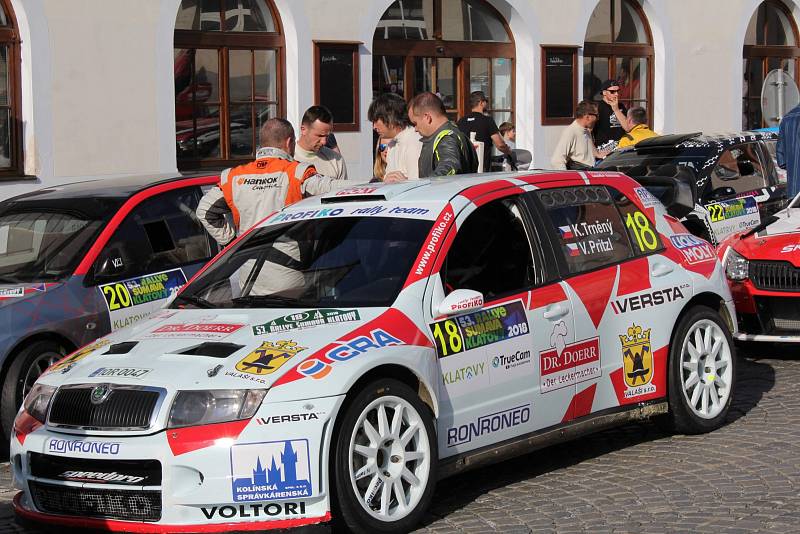 Start 53. Rallye Šumava Klatovy