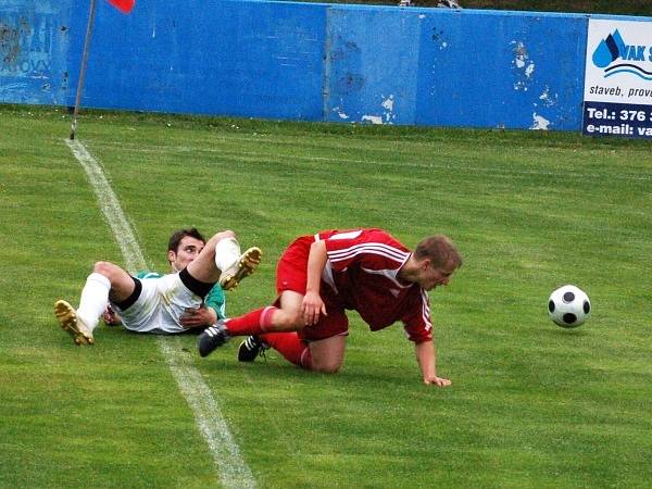 V posledním kole podlehly divizní Klatovy Vltavínu 0:4