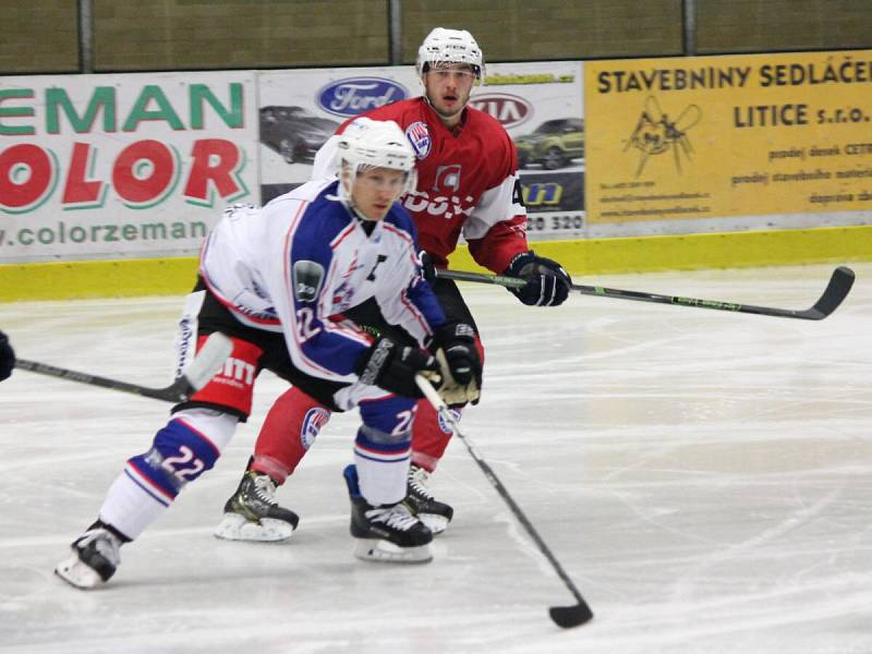 Přípravný zápas 2016: SHC Klatovy (červené dresy) - 1. EV Weiden 7:1