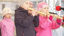 Velikonoční koncert dětí z Mateřské školy ve Studentské ulici v Klatovech.