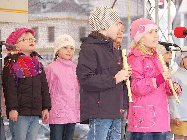 Velikonoční koncert dětí z Mateřské školy ve Studentské ulici v Klatovech.