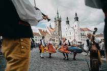 Soubory, které vystoupí na mezinárodním folklorním festivalu v Klatovech.