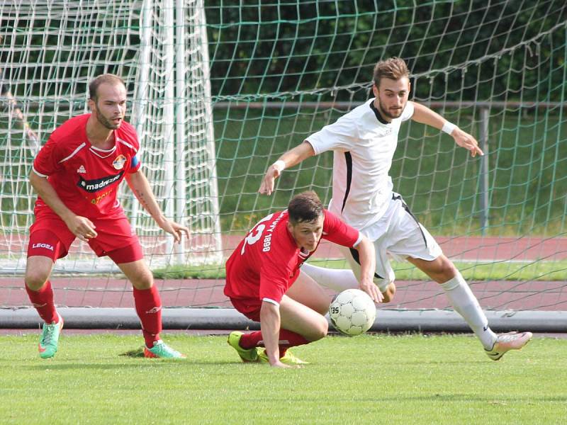 Předkolo MOL Cupu 2016/2017: Sušice (bílé dresy) - Klatovy 0:5