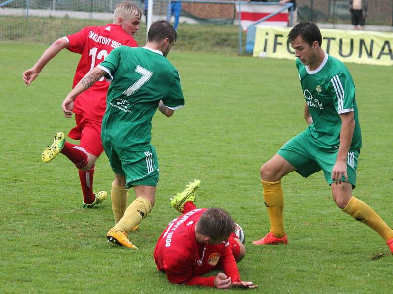 V předehrávaném 4. kole divize podlehly doma Klatovy Karlovým Varům 1:4