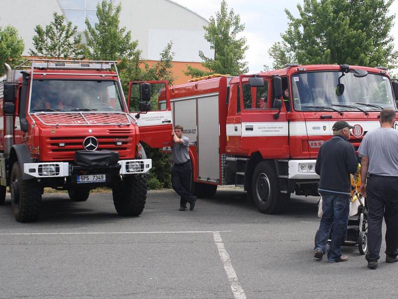 3. celorepublikový sraz stříkaček v Klatovech a oslava 140 SDH Klatovy