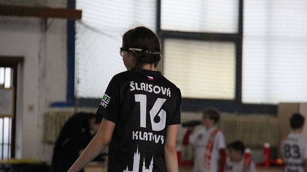 Mladší žákyně Sport Clubu Klatovy.